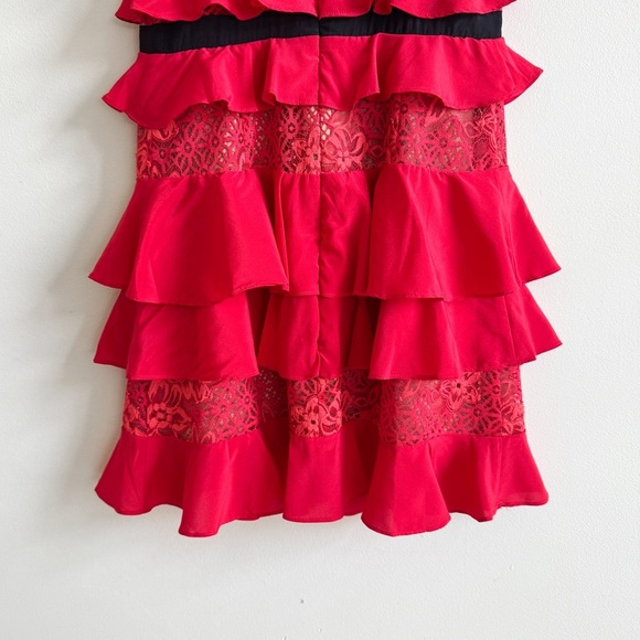New! FOR LOVE & LEMONS • Chianti Tank Mini Dress in Red Hot - Picture 10 of 14